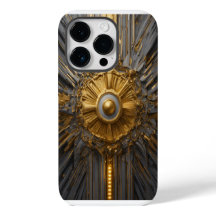 Titansilber und Gold Edelstahl-Druck