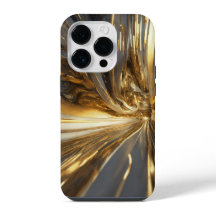 Titansilber und Gold Edelstahl-Druck