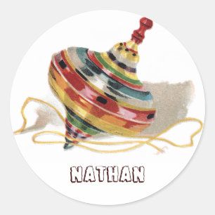 Titanspielzeug Runder Aufkleber