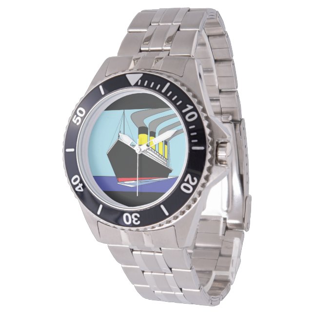 Titanuhr Armbanduhr (Schrägansicht)