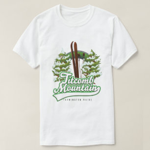 Titcomb Mountain Farmington Maine Skigebiet T-Shirt