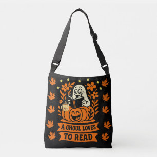 Titel: A Ghoul Lieben to Read Bookworm Halloween G Tragetaschen Mit Langen Trägern
