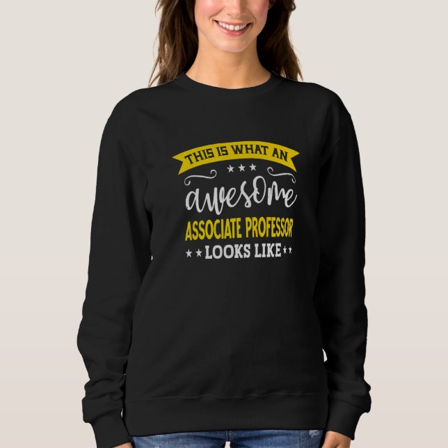 Titel außerordentlicher Professor Mitarbeiter Asso Sweatshirt (Vorderseite)