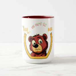 Titel Bee oder nicht Bee Bär - Shakespeare Humor  Tasse