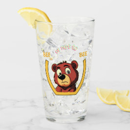 Titel Bee or Not to Bee Bear - Shakespeare Humor  Glas
