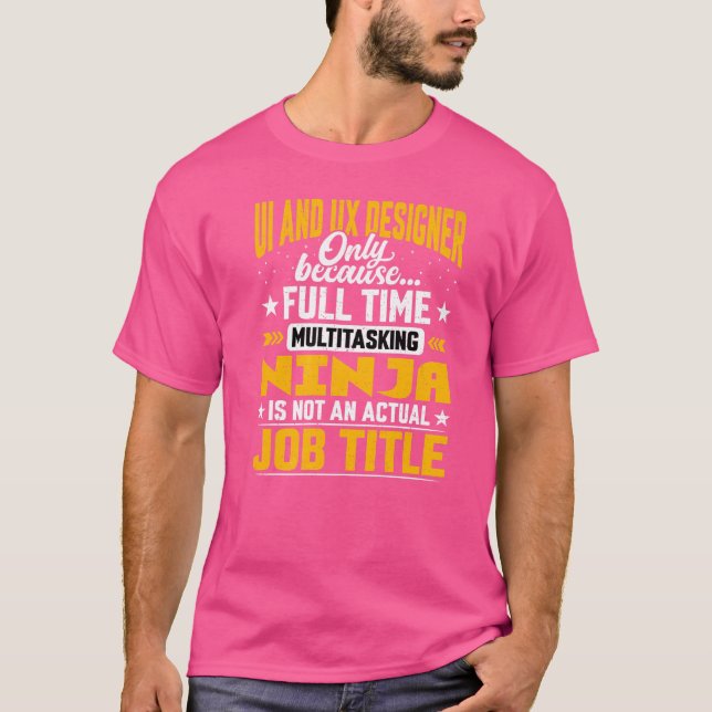 Titel des UiX-Designers T-Shirt (Vorderseite)