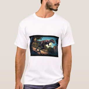 Titel: Dinosaurier-Spaziergang durch den Dschungel T-Shirt