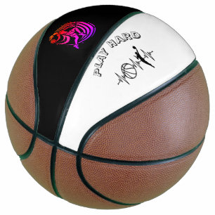 Titel: Dynamisches Logo für die Basketball-Silhoue Basketball