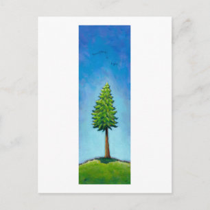 Titel:  Ein Baum zu sein - im Licht atmen. Postkarte