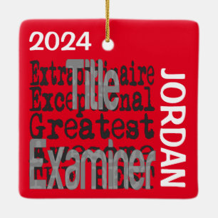 Titel Extraordinaire CUSTOM Keramikornament