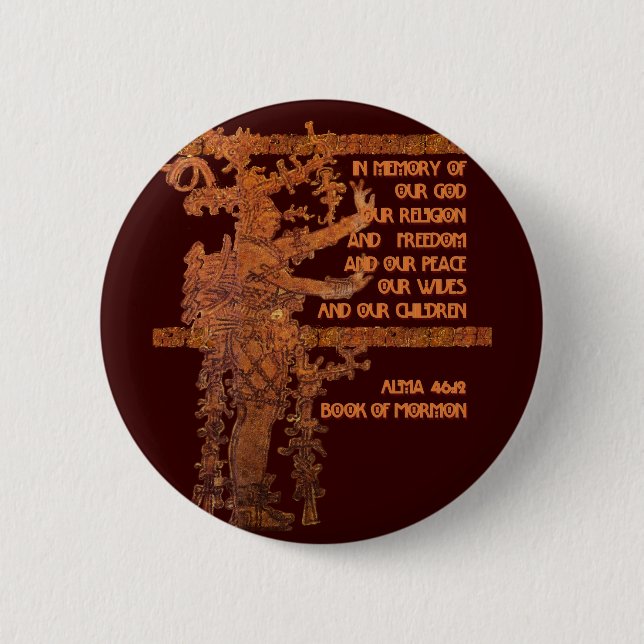 Titel Freiheit: Buch Mormon-Geschichte Button (Vorderseite)