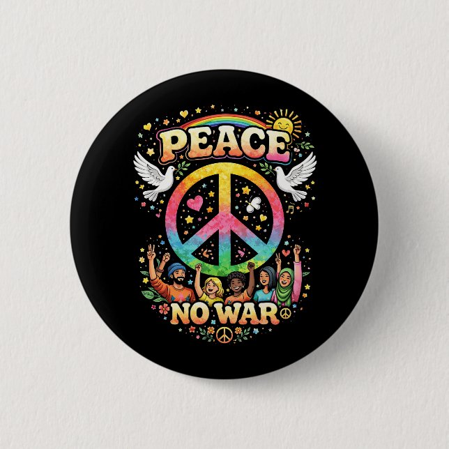 Titel: Frieden statt Krieg Button (Vorderseite)