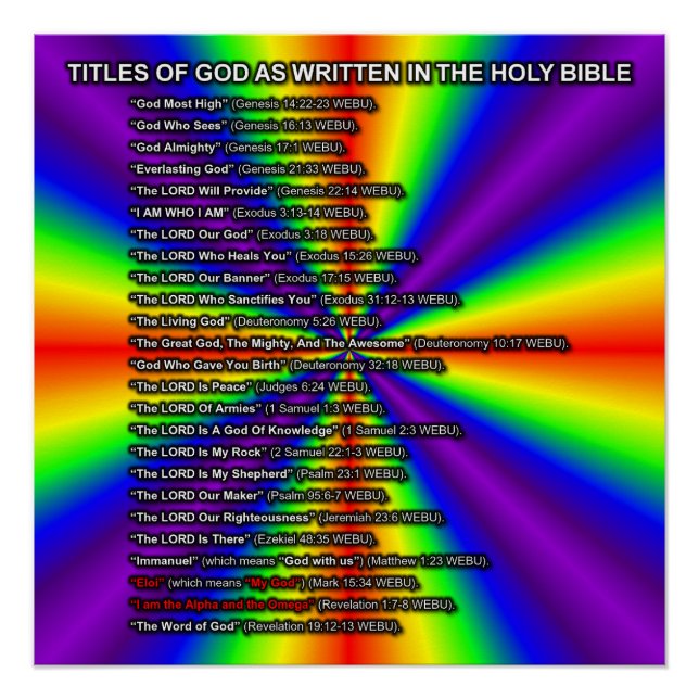 Titel Gottes Poster (Vorderseite)