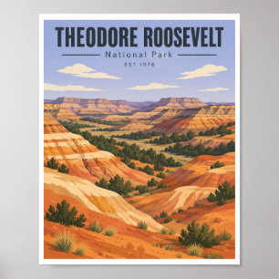 Titel Historischer Theodore-Roosevelt-Nationalpar Poster