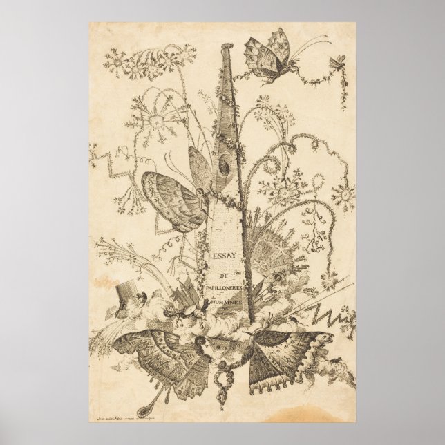 Titel, in oder nach 1756 poster (Vorne)