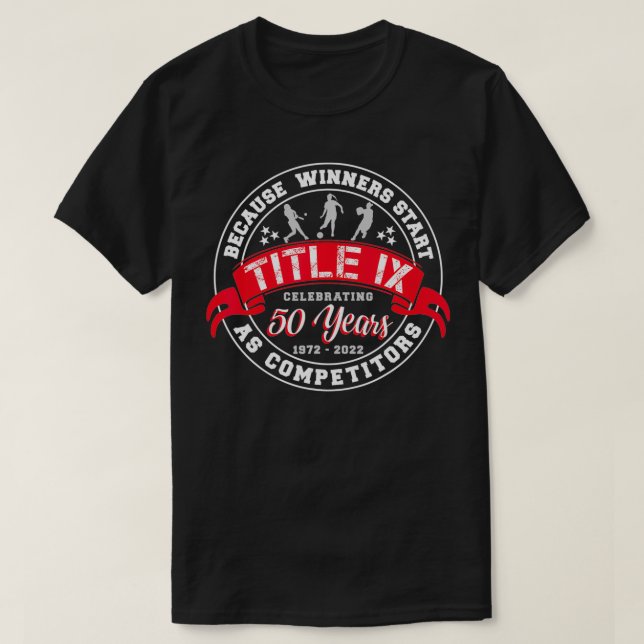 Titel IX 50 Jahre Jubiläum Änderungen der US-Bildu T-Shirt (Design vorne)