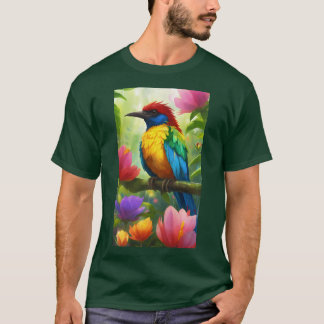 Titel: "Lebhafter T - Shirt Costa Rica für Vögel"