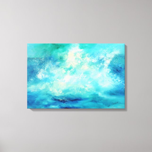 Titel: "marina grande" italienische Autorin Leinwanddruck (Vorderseite)