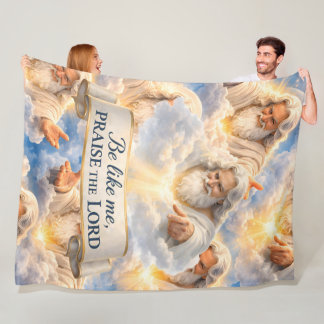 Titel mir preise den Herrn Premium-Fleece-Decke in Fleecedecke