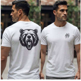 Titel: Moderne Grafik-T-Shirts mit Krallenabdrücke T-Shirt