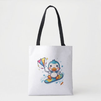 Titel: "Niedliche Pinguin Tote Tasche - Adorable &