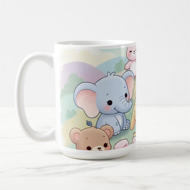 Titel Niedliches Pastell-Kinderzimmer Tasse ☕️ (Links)