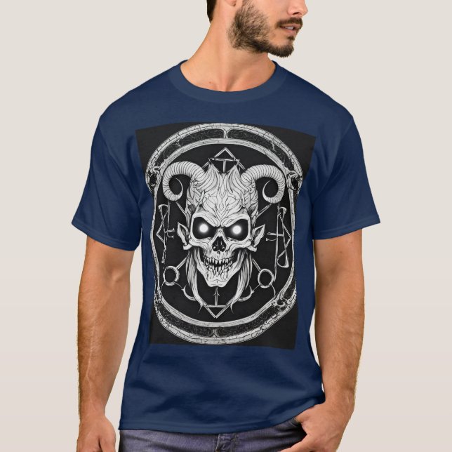 Titel: "Nightmare Devil Horror T - Shirt" T-Shirt (Vorderseite)