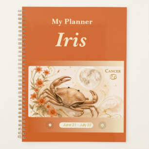 Titel: Personalisierter Krebs-Zodiak-Planer  Planer
