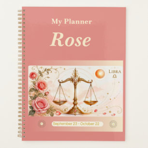 Titel: Personalisierter Libra-Sternzeichen-Planer  Planer