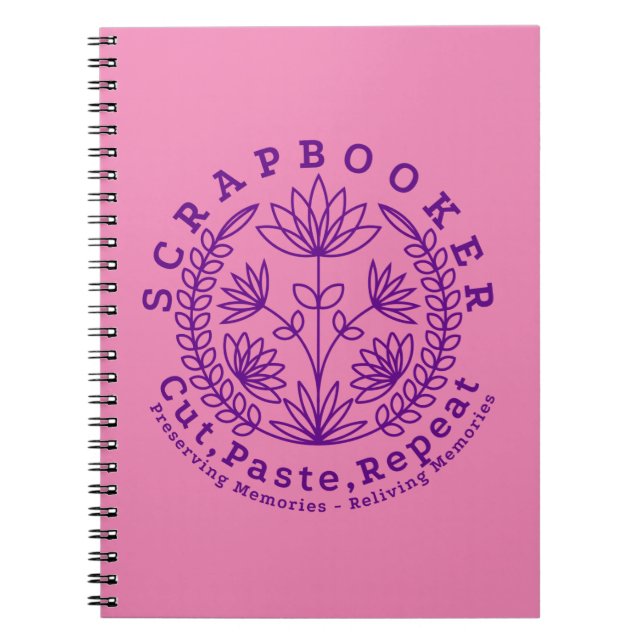 Titel: "Scrapbookers - Ausschneiden, Einfügen und  Notizblock (Vorderseite)