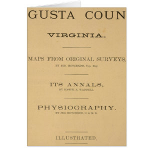 Titel Seite Augusta Landkreis, Virginia