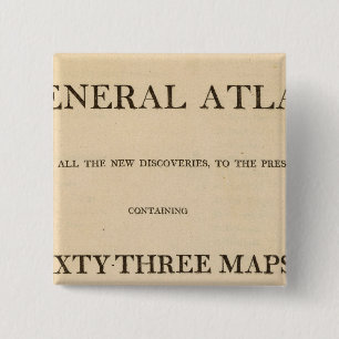 Titel Seite Neu, eleganter General Atlas Button