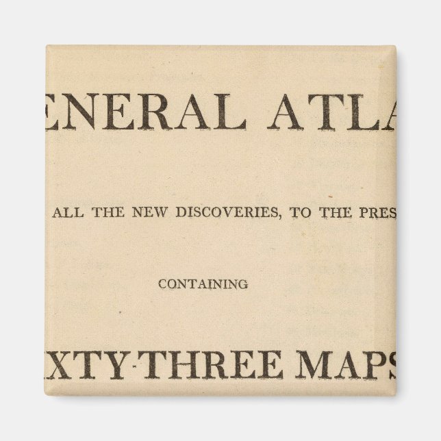 Titel Seite Neu, eleganter General Atlas Magnet (Vorne)
