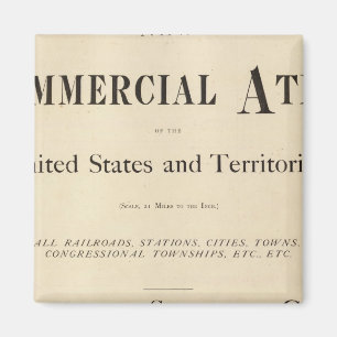 Titel Seite Neue kommerzielle Atlas Magnet