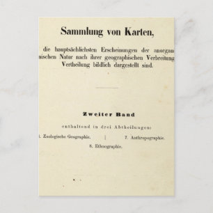 Titel Seite Physischer Atlas v 2 Postkarte