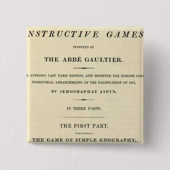 Titel Seite Vollständiger geografischer Kurs Button (Vorderseite)