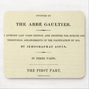 Titel Seite Vollständiger geografischer Kurs Mousepad