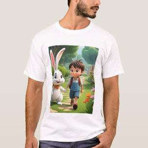 Titel Süßes Cartoon-Charakter-T-Shirt Lustiges Gr T-Shirt