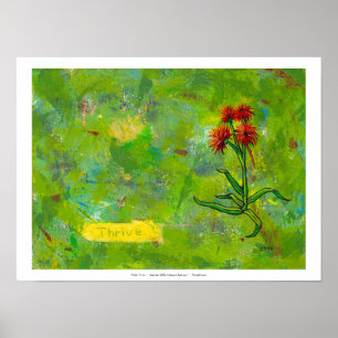 Titel: Thrive Poster