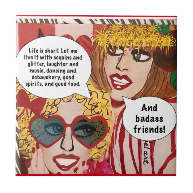 TITEL - Trivet Fliese (Vorderseite)