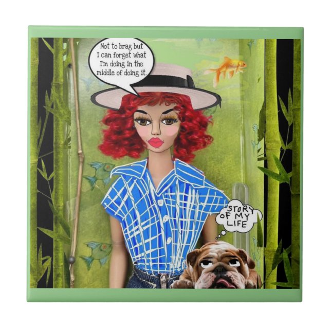 TITEL - Trivet Fliese (Vorderseite)