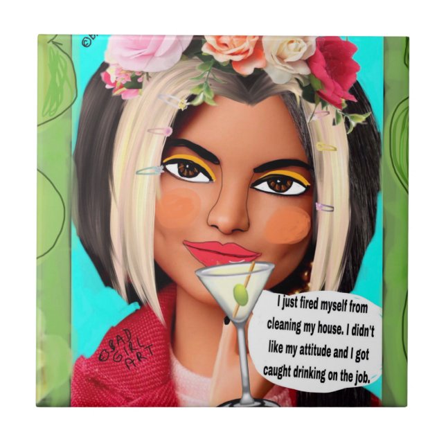 TITEL - Trivet Fliese (Vorderseite)