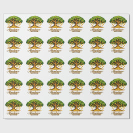 Titel Überfluss-Geldbaum-Geschenkpapierrolle Geschenkpapier