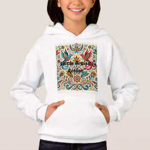 Titel: Vibrank Folk Art Floral Pattern T - Shirt