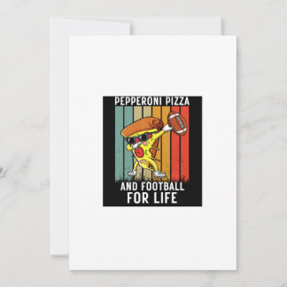 Titel: Vintag American Football Illustration Einladung