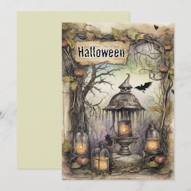 Titel: Whisperlight Ritual Feiertagskarte (Vorne/Hinten)