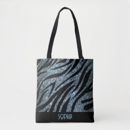 Titel: Zebra Skin Collection Personalisiert Tote B
