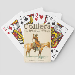 "Titelbild von Vintage Colliers Magazine" Spielkarten