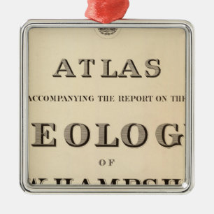 Titelblatt-Atlas Silbernes Ornament