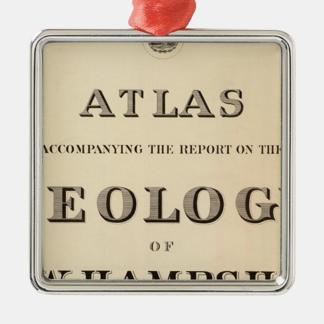 Titelblatt-Atlas Silbernes Ornament (Vorne)
